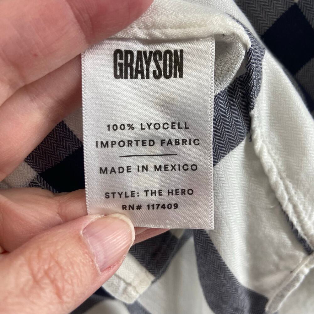 Grayson The Hero Button Down Shirt Size 2 US Small - Picture 5 of 6